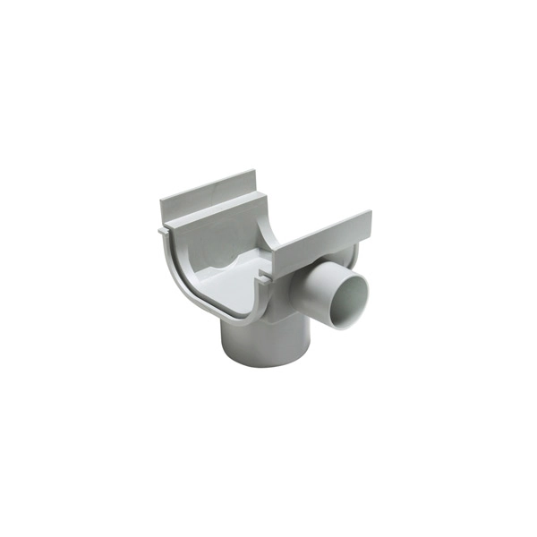 Bocal para Calha de Piso Reforçada Lateral 2 Lados PVC 16,8cmx13cm Diâmetro 7,5cm Tigre