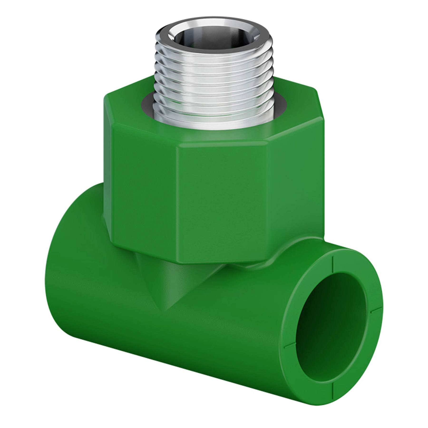 Tê de Redução CPVC 54x28mm Aquatherm Tigre