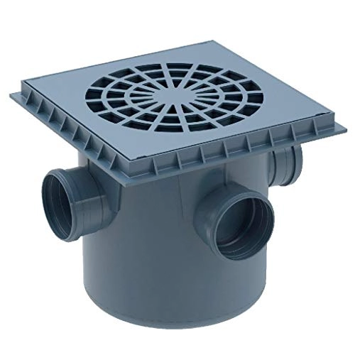 Caixa de Areia para Esgoto 100mm Cinza
