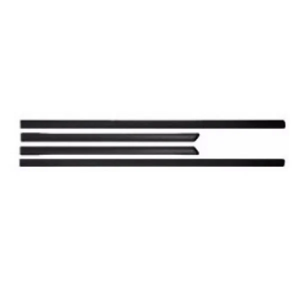 Jogo de Friso Lateral VOLKSWAGEN GOLF 4 Portas Preto - TOP MIX 3020A