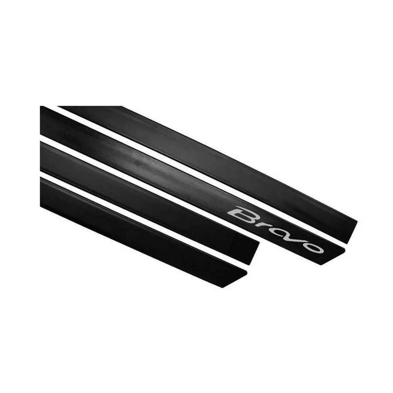 Jogo de Friso Lateral FIAT BRAVO 4 Portas Preto - TOP MIX 5204A