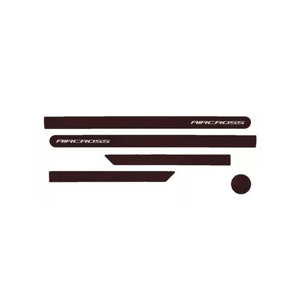 Jogo de Friso Lateral CITROEN AIRCROSS Preto Perla Nera - TOP MIX 2359PTOP