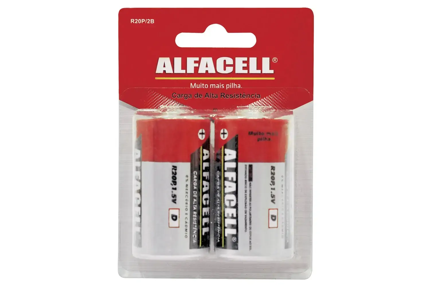Pilha Alfacell D Grande C/2