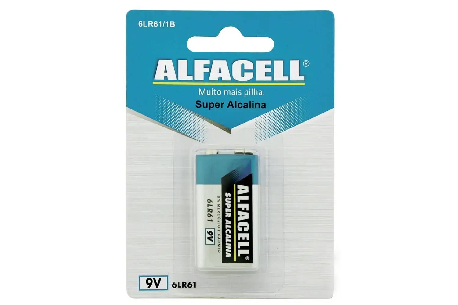 Bateria Alfacell Alcalina 9v C/1