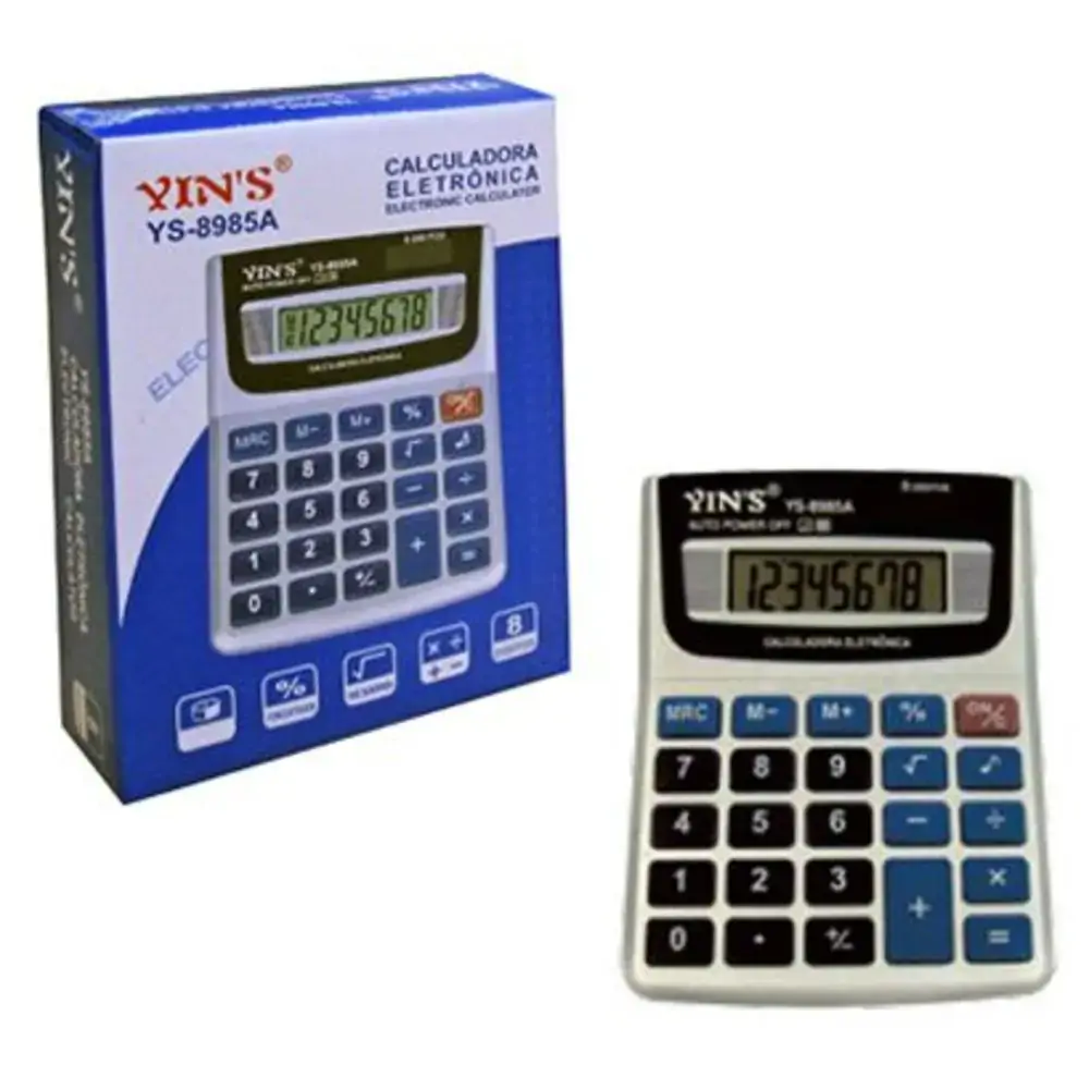 Calculadora Mesa Bateria Dig Ys8985a