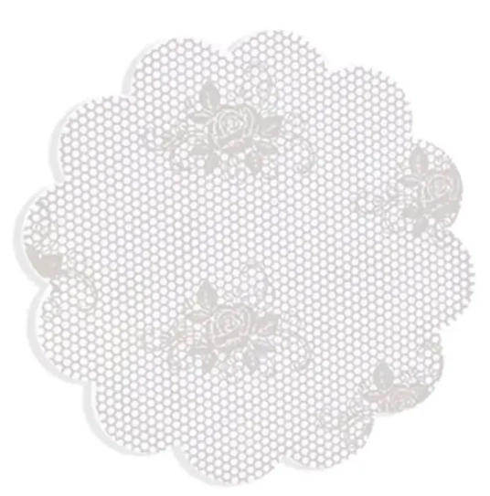 Fundo Decorado N 9 Branco C/100und