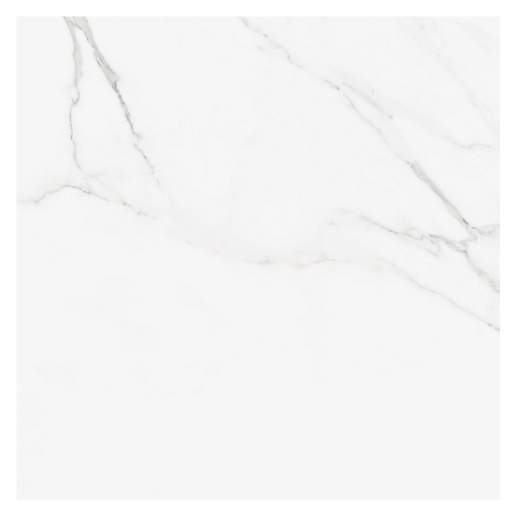 Porcelanato Marmorizado Polido Borda Reta Interno 100x100cm Calacata Níquel Elizabeth