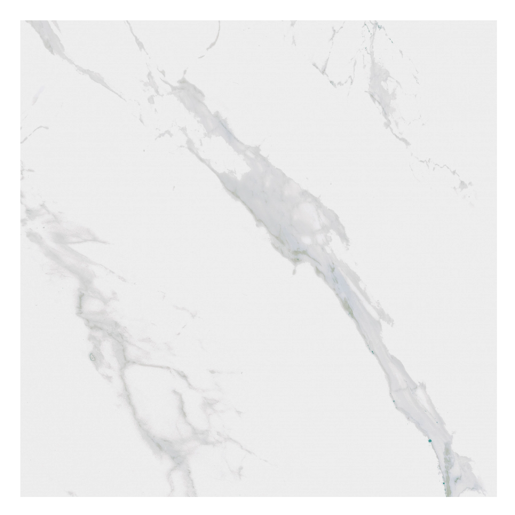 Porcelanato Marmorizado Polido Borda Reta Interno 100x100cm Alban Branco Elizabeth