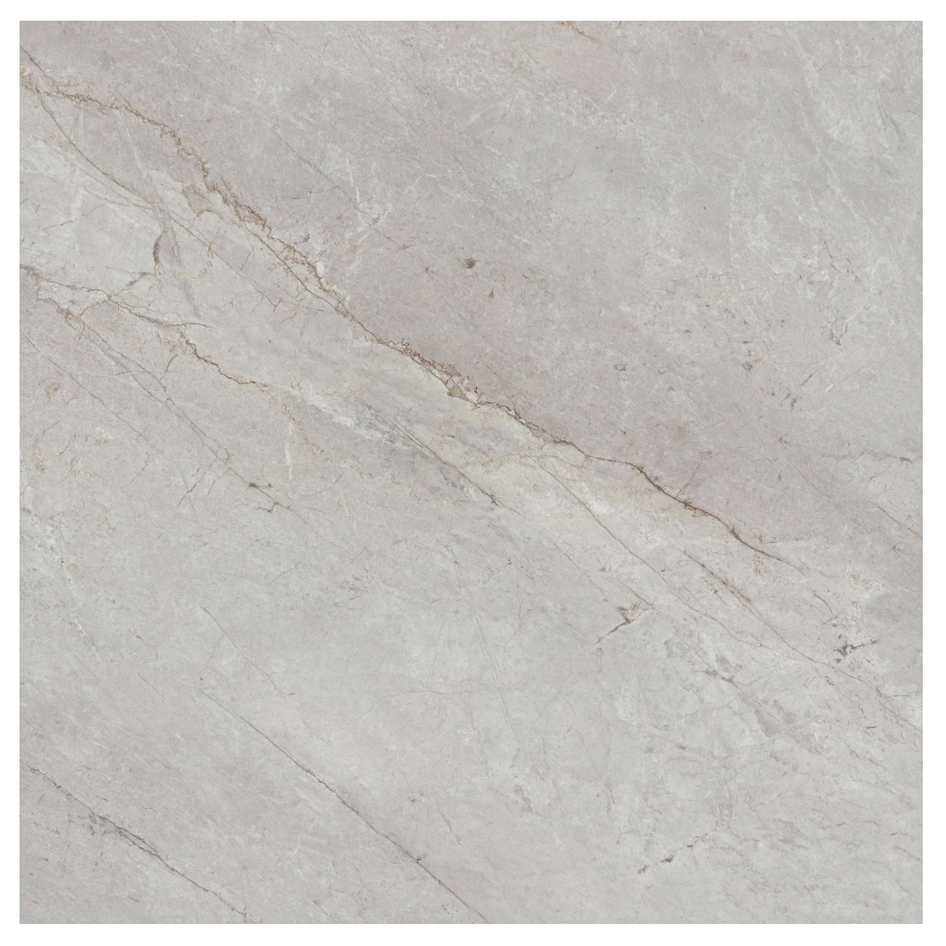 Porcelanato Marmorizado Polido 84x84cm Interno Borda Reta Sirius Gray Elizabeth