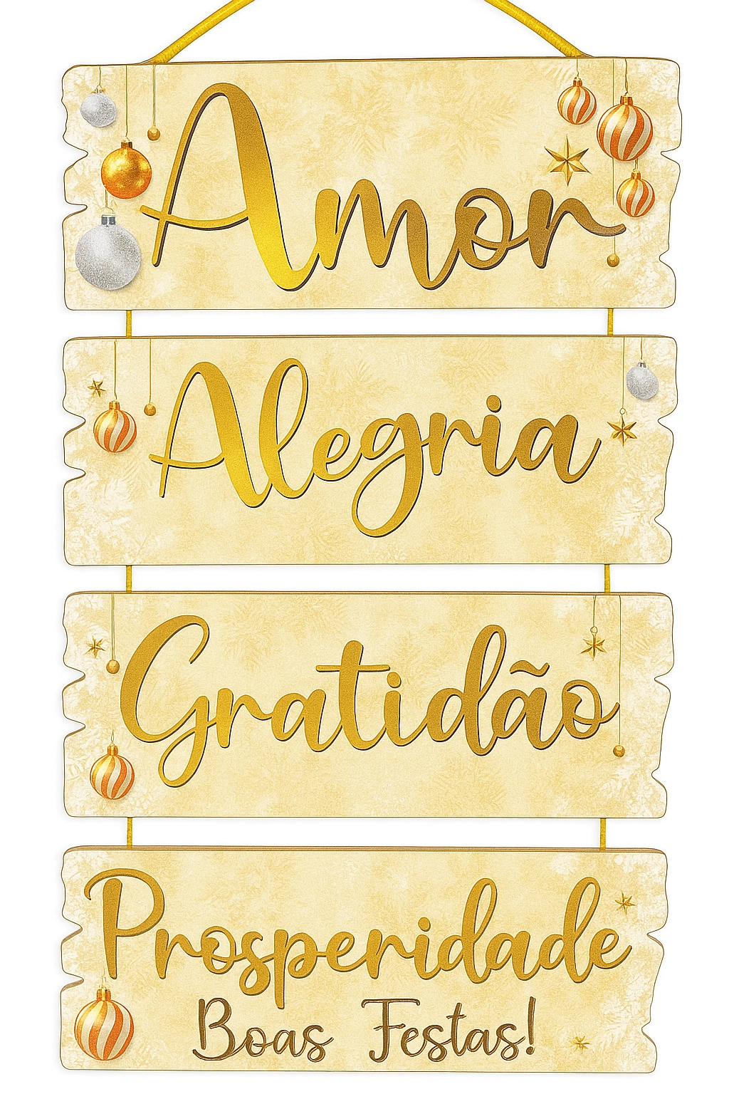 Placa Eva P/pend Frases Reveillon Piffer