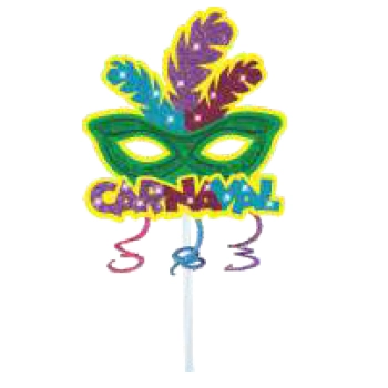 Topo De Bolo Carnaval 18x18,5cm Piffer