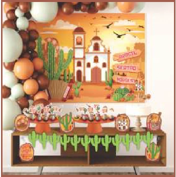 Kit Festa Facil Junino Cangaco Ref.204196 Piffer