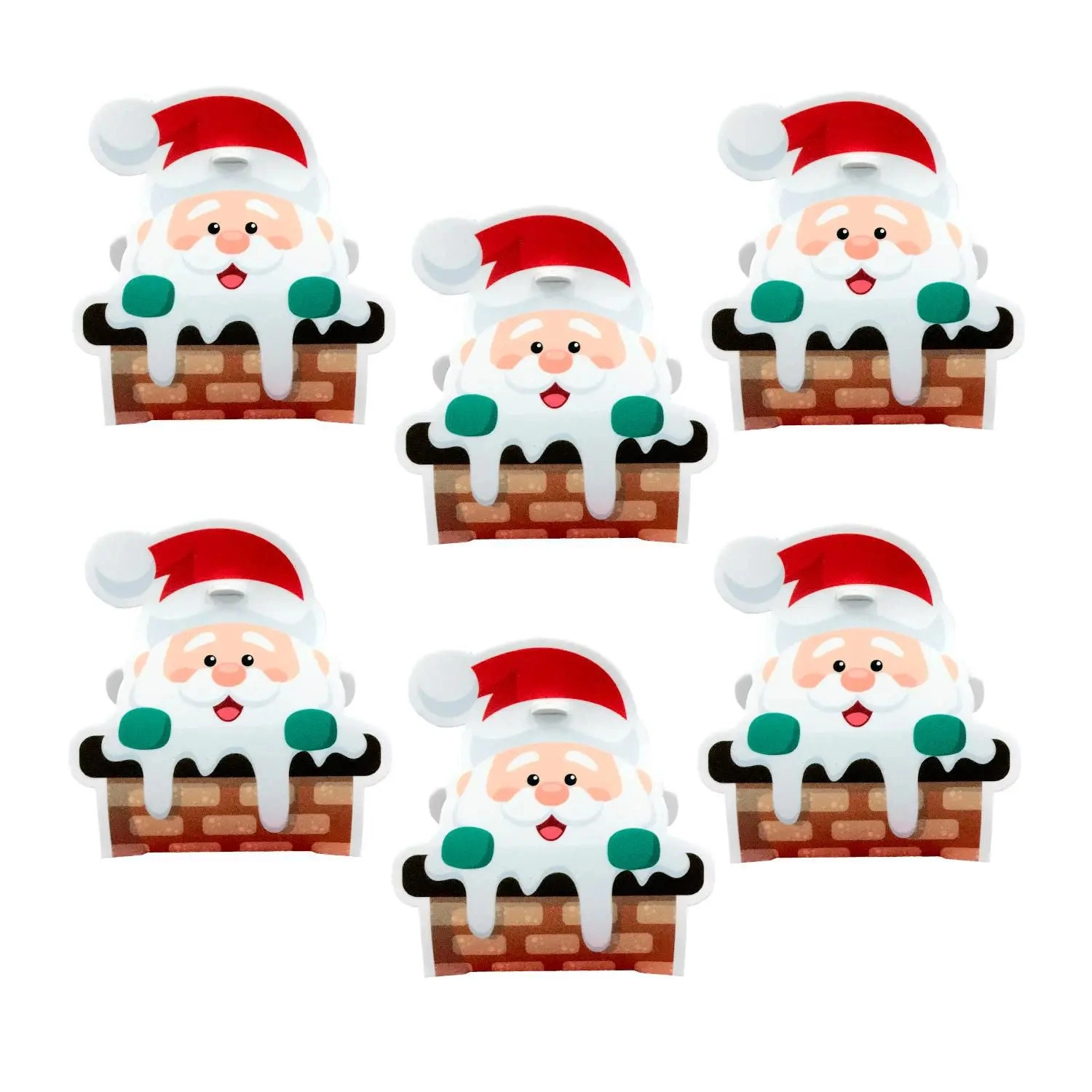 Caixa Surpresa Papai Noel 12x7,8cm C/6un