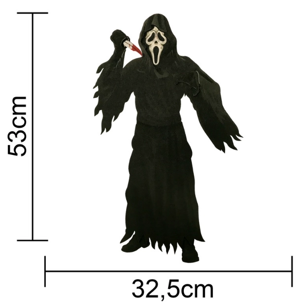 Painel Halloween Horripilante Panico 205212 Piffer