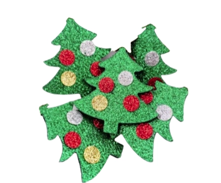 Aplique Arvore Natal Glitterc/5 Un Piffer