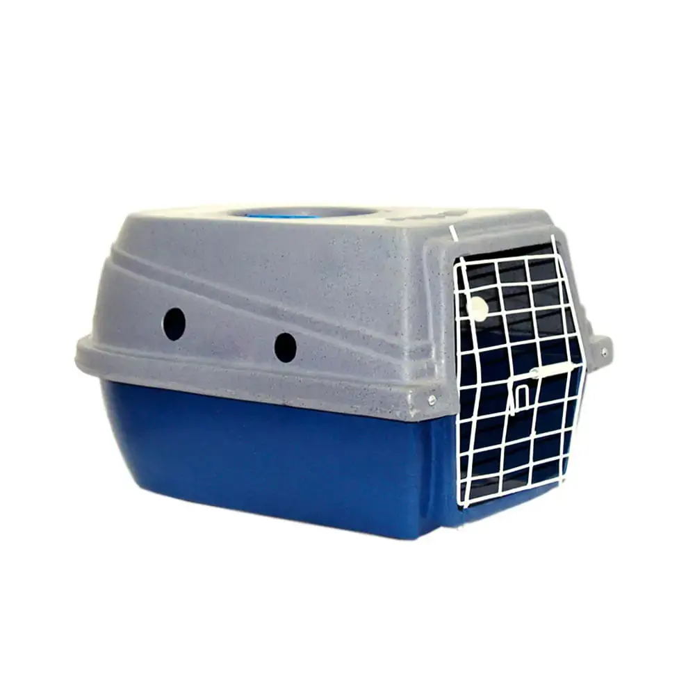 Caixa de Transporte Dog Lar Azul Nº1