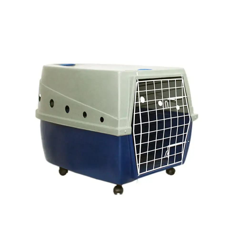 Caixa De Transporte Azul Dog Lar Nâ 4