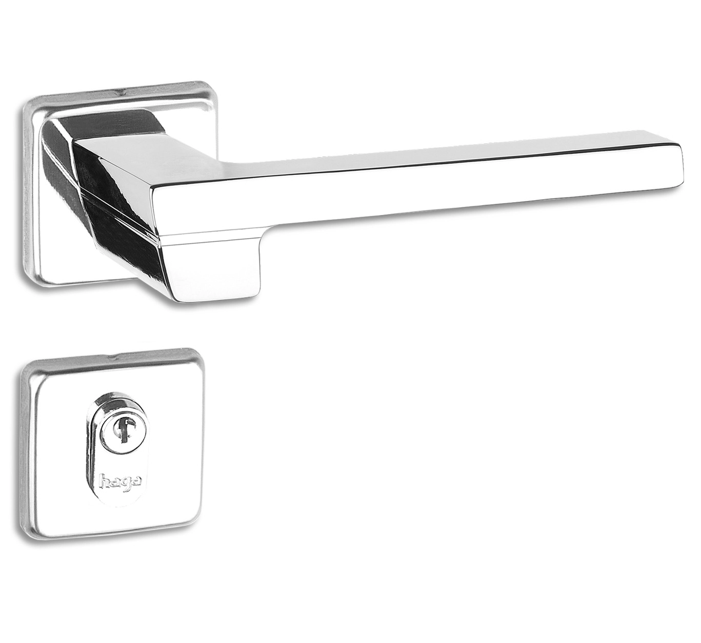 Fechadura Haga - Metta - Roseta 529 - Externa - 22014b