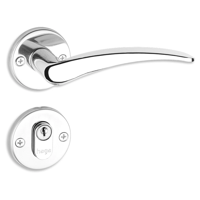 Fechadura Haga - Polo - Roseta 526 - Externa - 23401b
