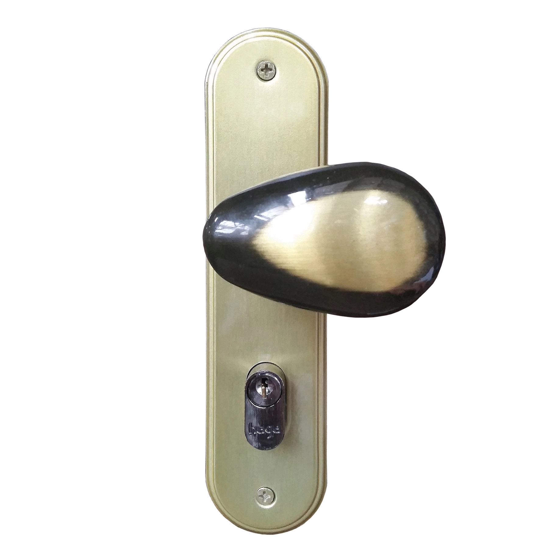 Fechadura Haga para Porta de Entrada Antique 40mm Chave Simples Click