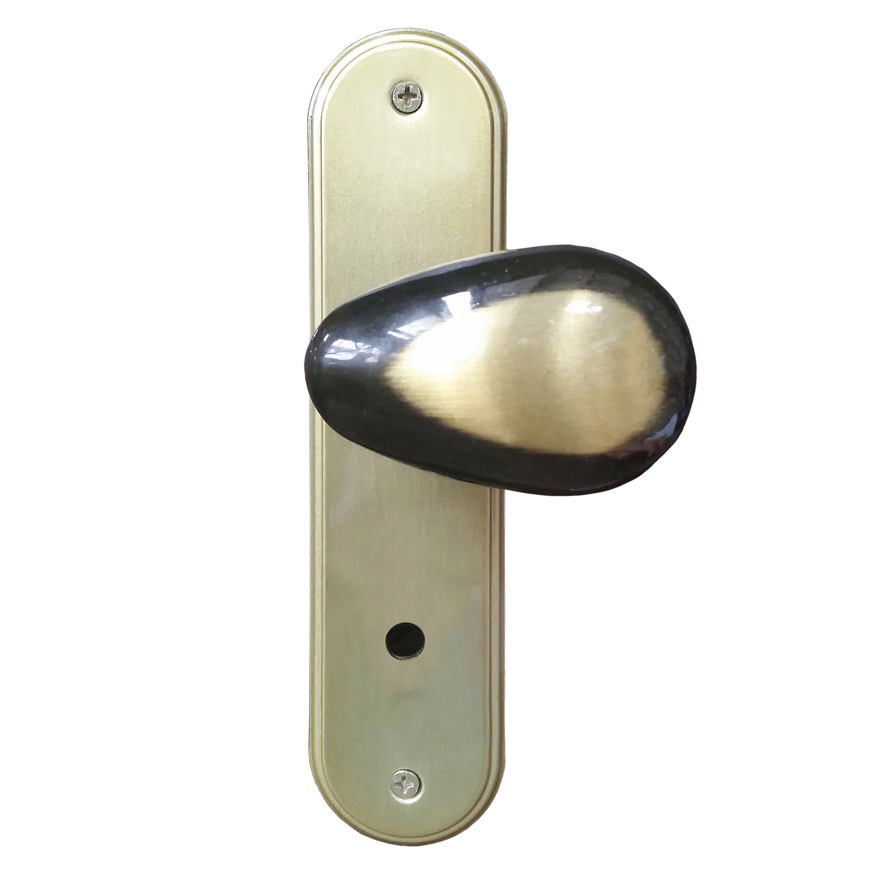 Fechadura Haga para Porta do Banheiro Antique 40mm Chave Simples Click