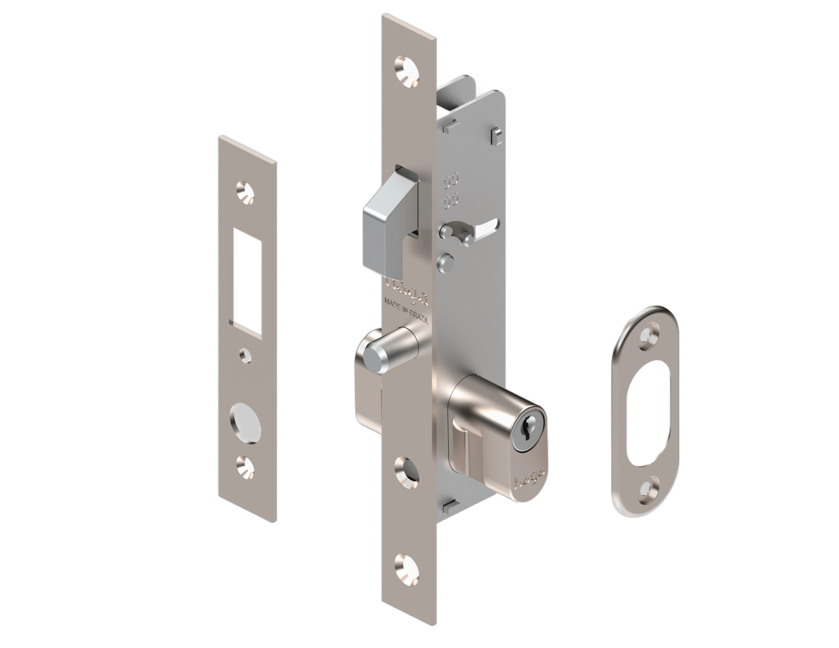 Fechadura Haga - Suprema - C/ Contratesta - Externa - 24994b