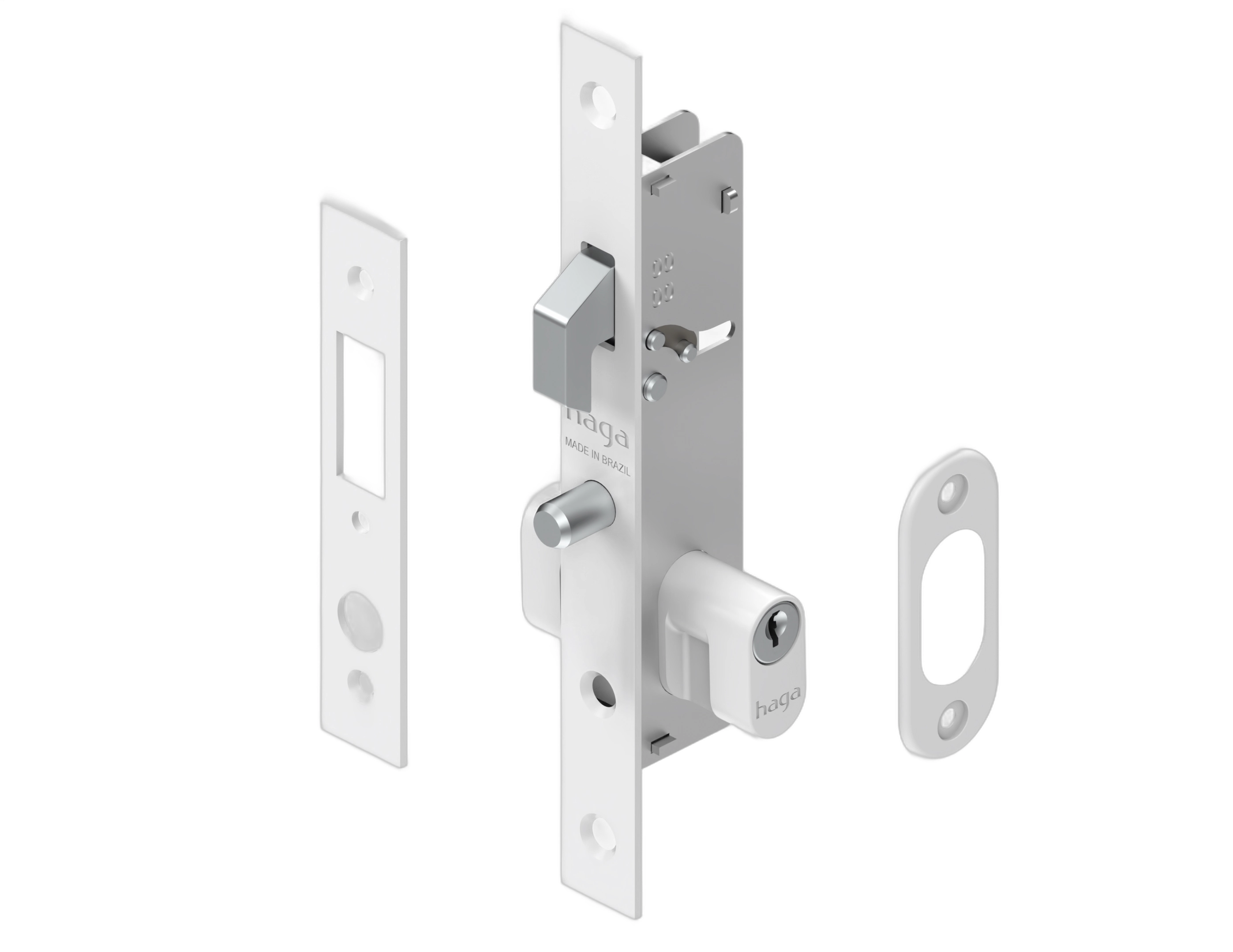 Fechadura Haga - Suprema - C/ Contratesta - Externa - 24996b