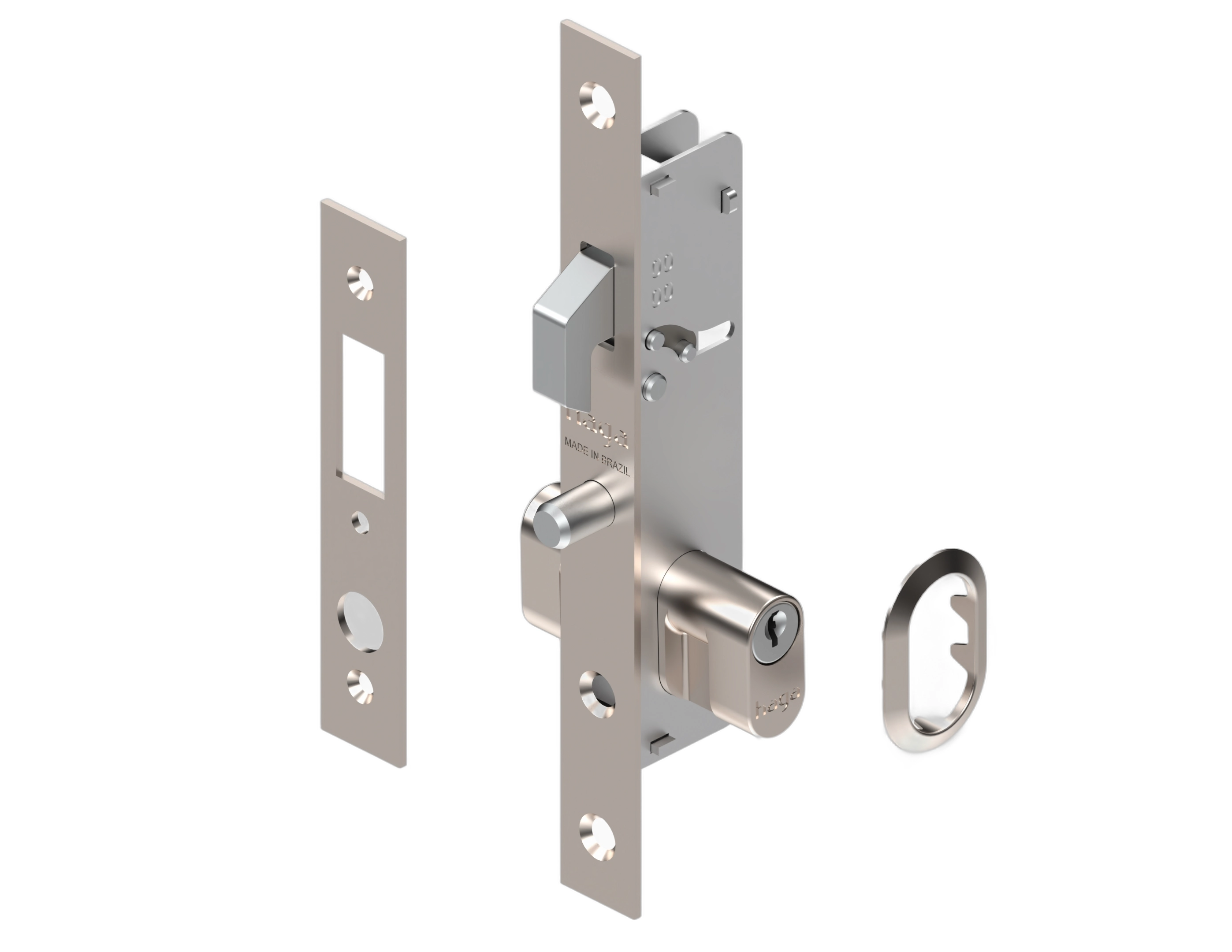 Fechadura Haga - Suprema - C/ Contratesta - Externa - 24997b
