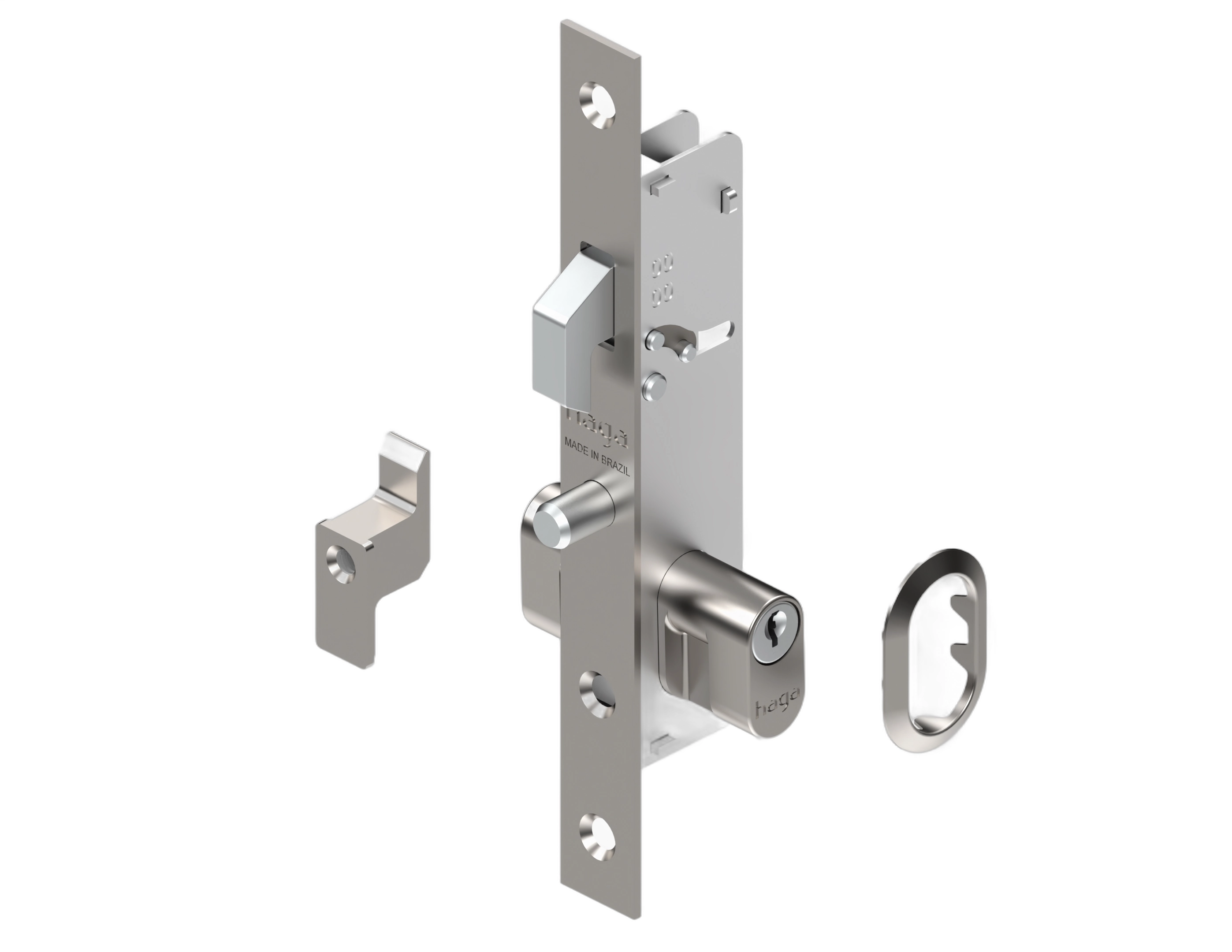 Fechadura Haga - Suprema  C/ Contratrinco - Externa - 26133b