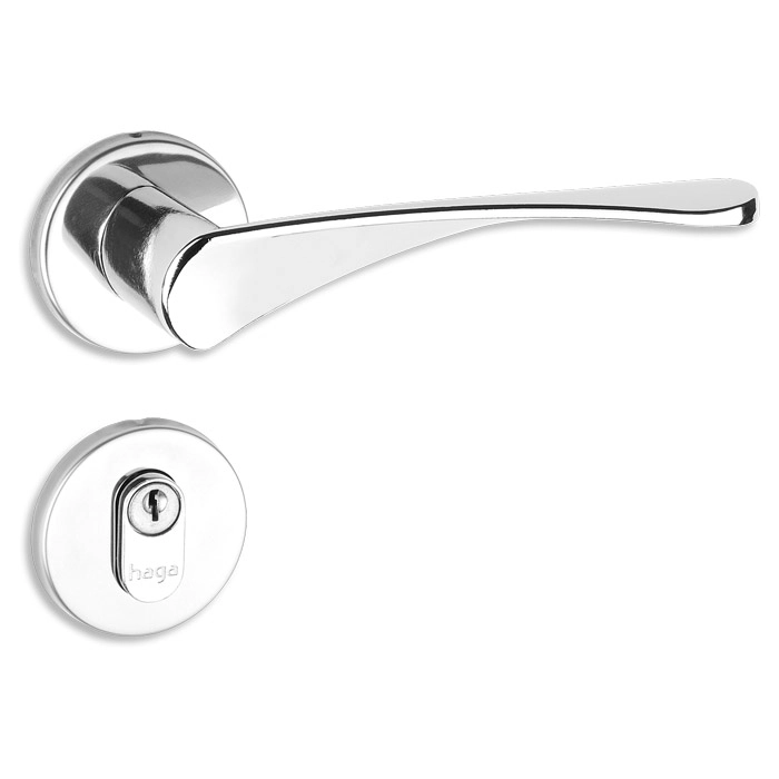 Fechadura Haga - Luna - Roseta 527 - Externa - 27002b