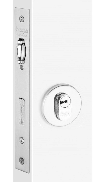 Fechadura Haga - Pivotante - Roseta 528 - Externa - 27930