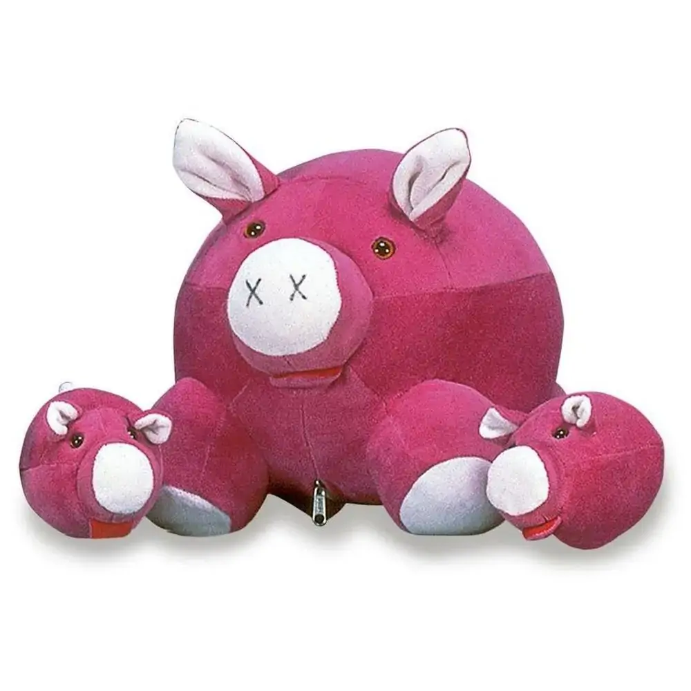 Pelucia Anjos Baby Mamae Porquinha Pink