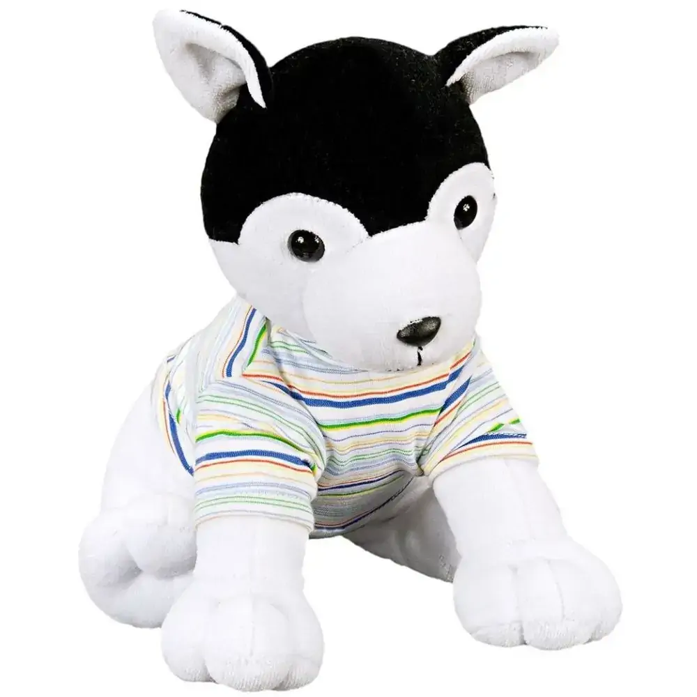 Pelucia Anjos Baby Cachorro Husky Preto