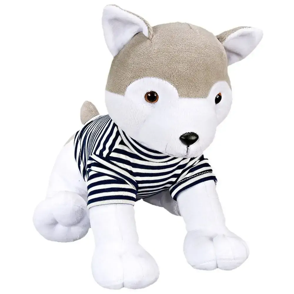 Pelucia Anjos Baby Cachorro Husky Cinza G