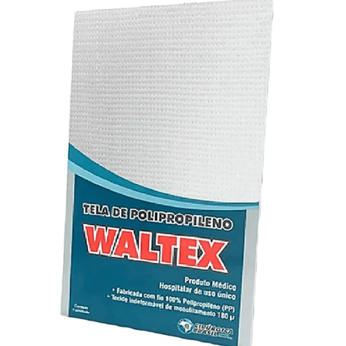 Tela Cirúrgica de Polipropileno Waltex 20 X20Cm - unidade