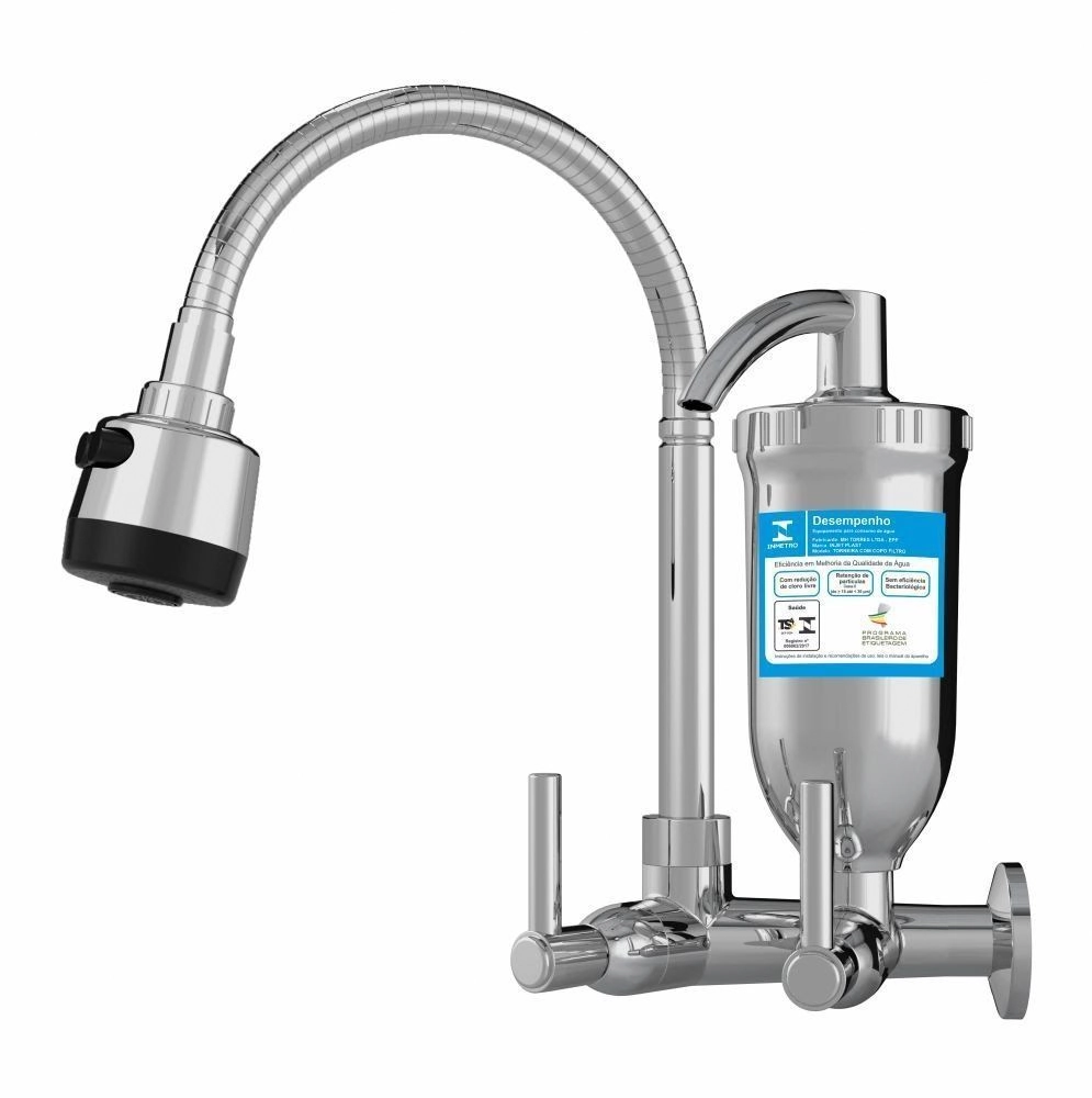 Torneira Abs Filtro Cozinha 1/4 De Volta Gourmet - 2167 C70
