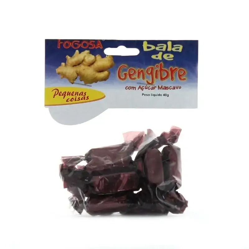 Bala Fogosa 40gr Gengibre