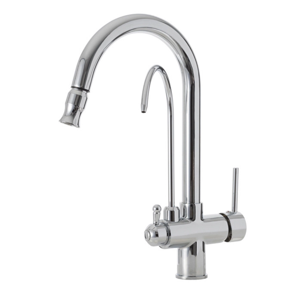 Torneira Tremezzo Gourmet Vintage Filtro Bico Extensor Cromada