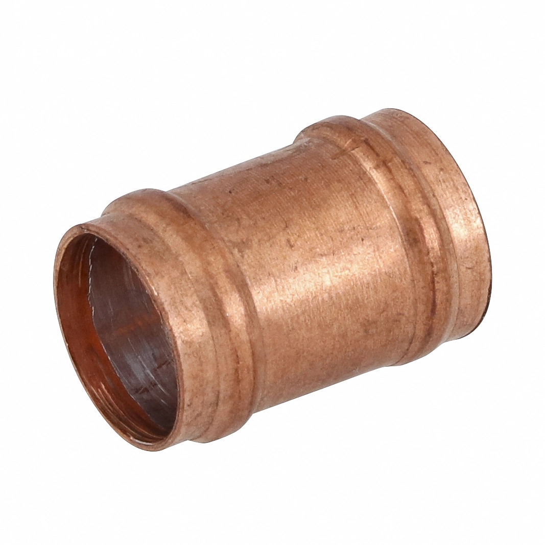 Luva Passante Cobre Liso Água Quente e Fria 15mm ou 1/2" Ramo