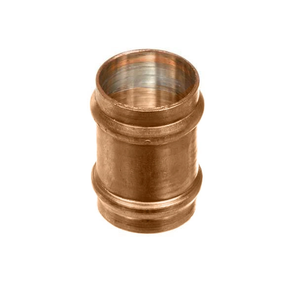 Luva Passante Cobre Liso Água Quente e Fria 22mm ou 3/4" Ramo