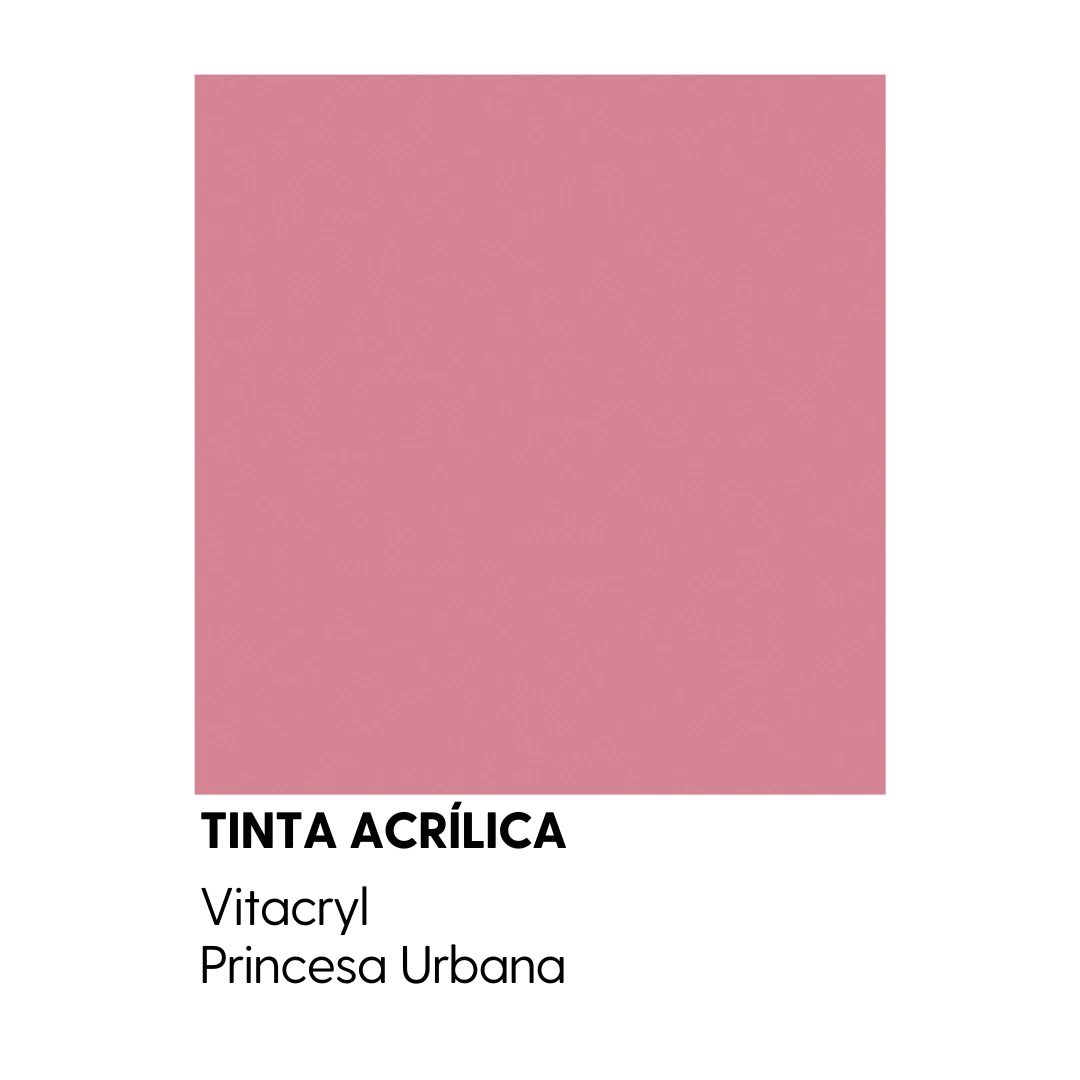 Tinta Emborrachada Acetinada Rosas - Princesa Urbana - 3 6 Lts
