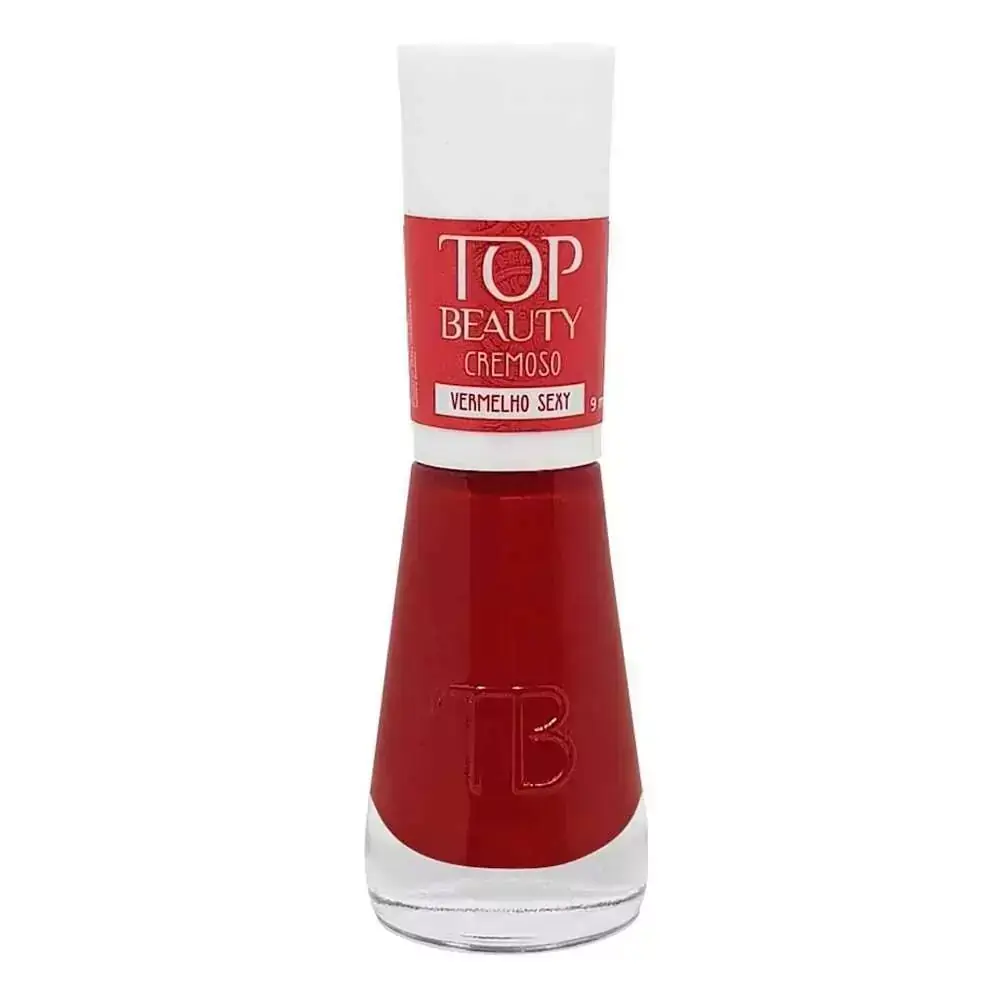 Esmalte Vermelho Sexy Top Beauty 9Ml