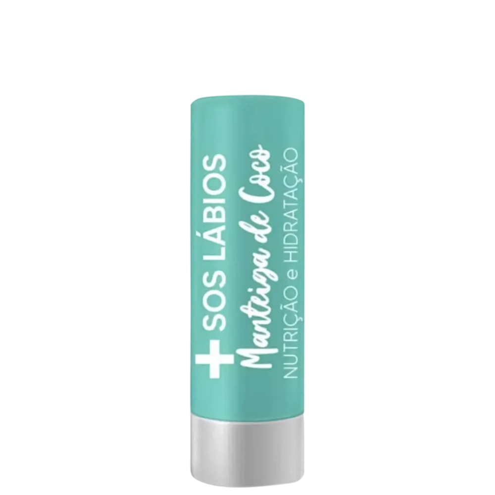 Hidratante Labial Top Beauty Sos Labios Manteiga De Coco 3,5g