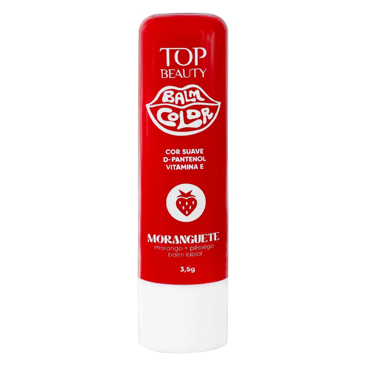 Balm Labial Top Beauty Color Moranguete 3.5g