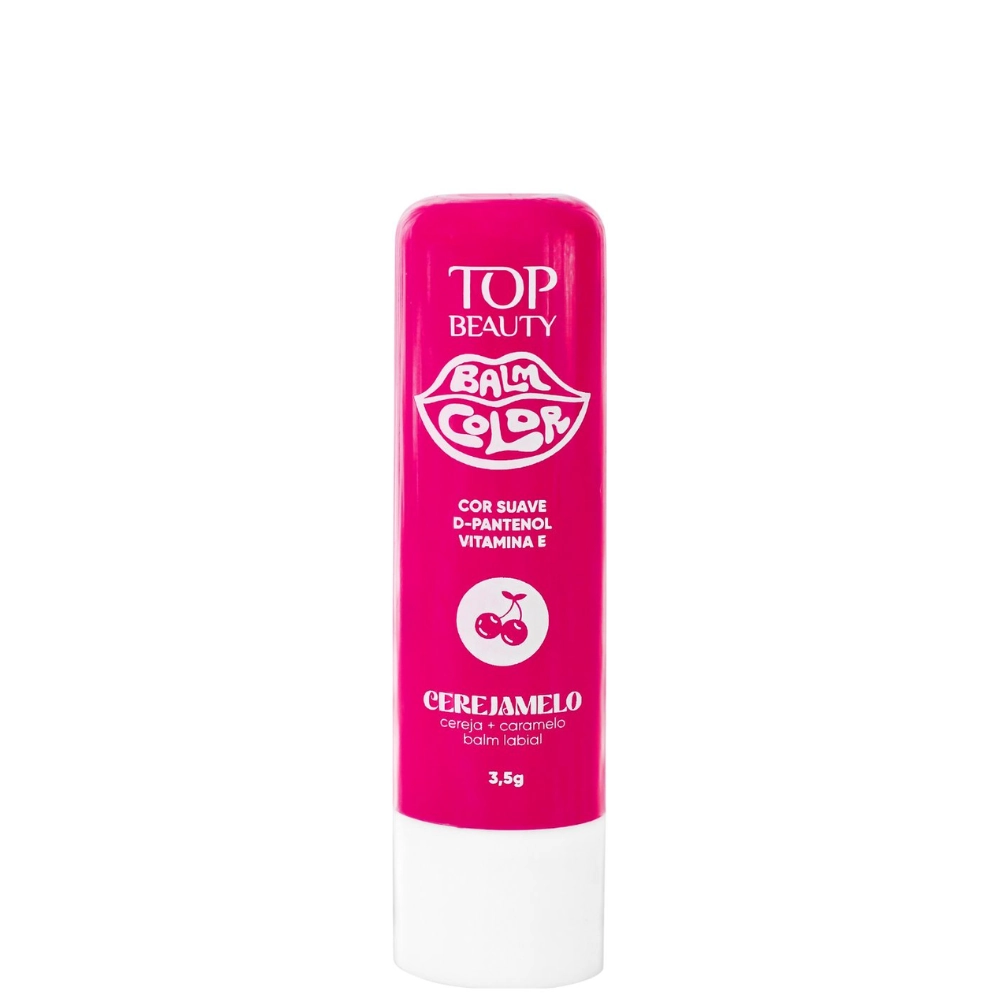 Balm Labial Top Beauty Color Cerejamelo 3.5g