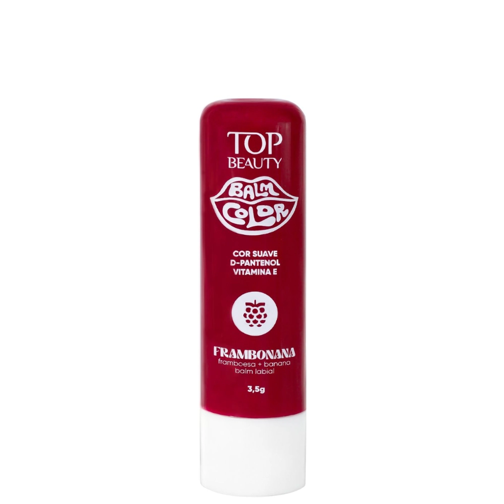 Balm Labial Top Beauty Color Frambonana 3.5g