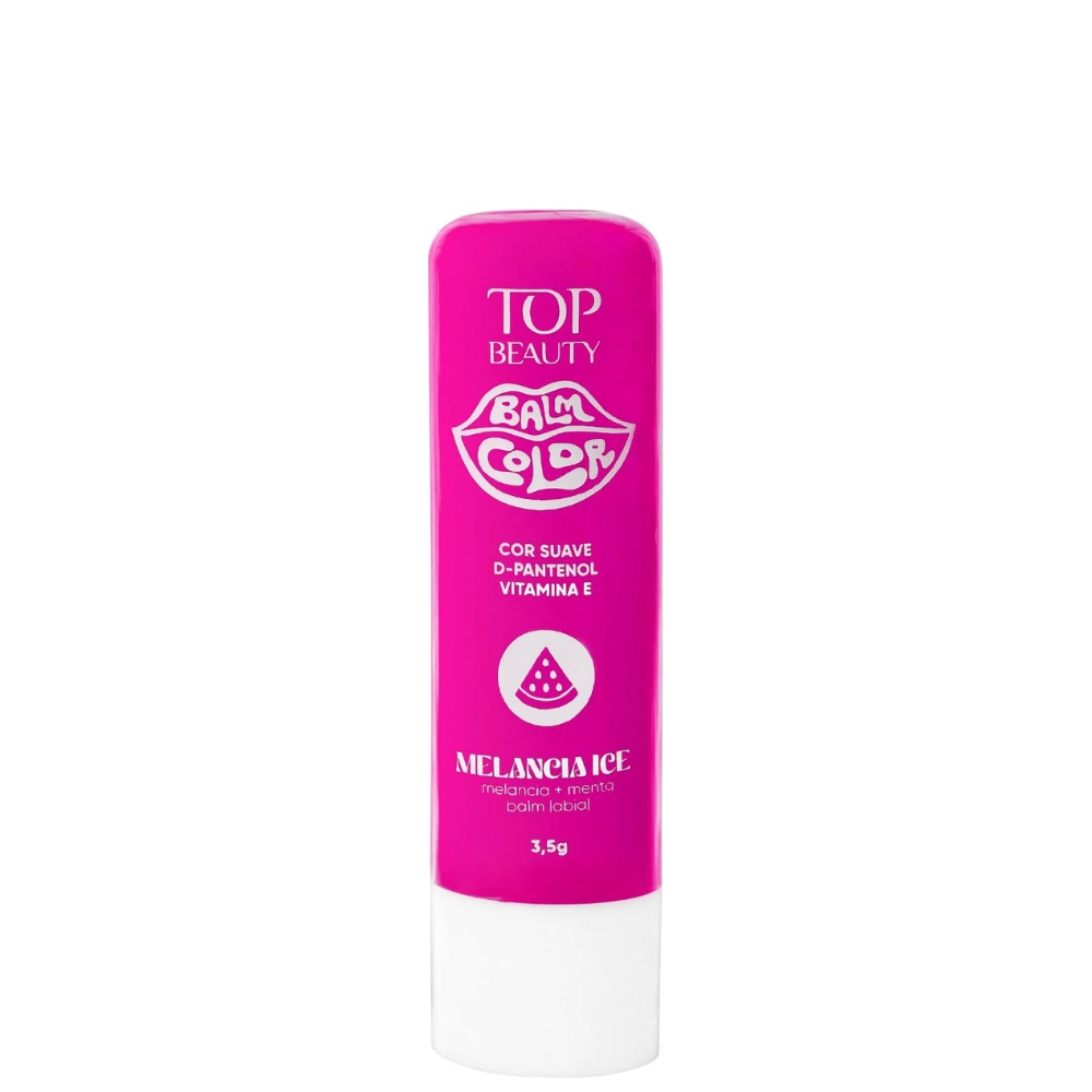 Balm Labial Top Beauty Color Melancia Ice 3.5g