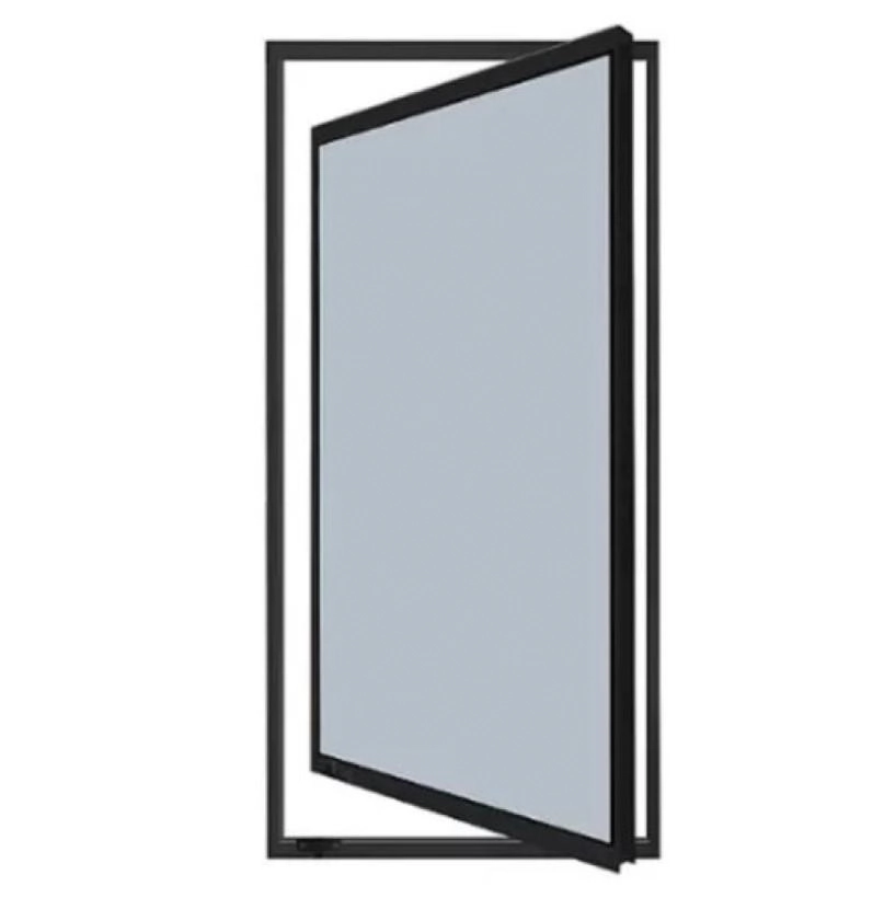 Janela Capelinha Em Alumínio Preto Classic - 100x60