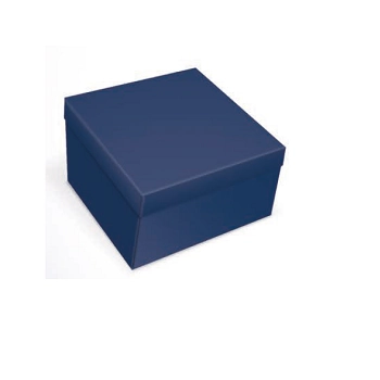Caixa Quadrada Peq Azul Royal 14x14x8cm Ref.ar6