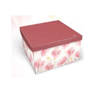 Caixa Quadrada Floralc 27x27x15,5cm Ref.fl5